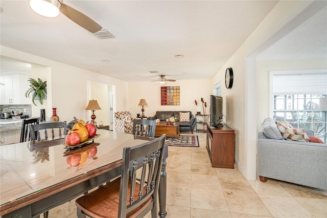 1954 Arvis Cir W, Clearwater, FL 33764 - dining room featuring ceiling fan