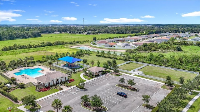 35428 Crescent Creek Dr, Zephyrhills, FL 33541 - drone / aerial view of a pool