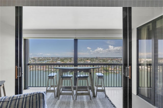 9495 Blind Pass Rd Unit 1103, St Pete Beach, FL 33706 - balcony with a water view