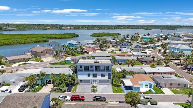 18077 3rd St E, Redington Shores, FL 33708 - aerial view of residential area featuring a nearby body of water