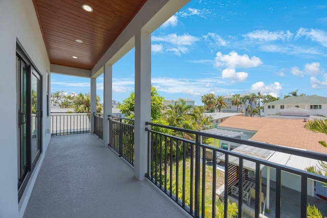 18077 3rd St E, Redington Shores, FL 33708 - balcony featuring a residential view