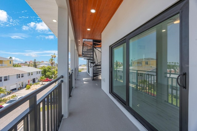 18077 3rd St E, Redington Shores, FL 33708 - balcony featuring stairs
