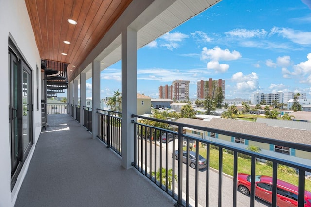 18077 3rd St E, Redington Shores, FL 33708 - balcony featuring a view of city