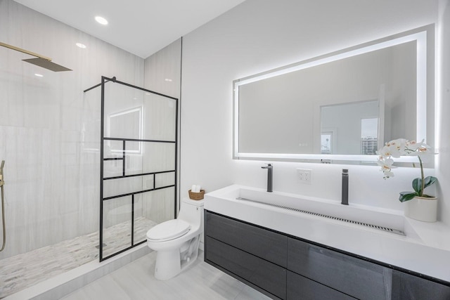18077 3rd St E, Redington Shores, FL 33708 - full bathroom with double vanity and walk in shower