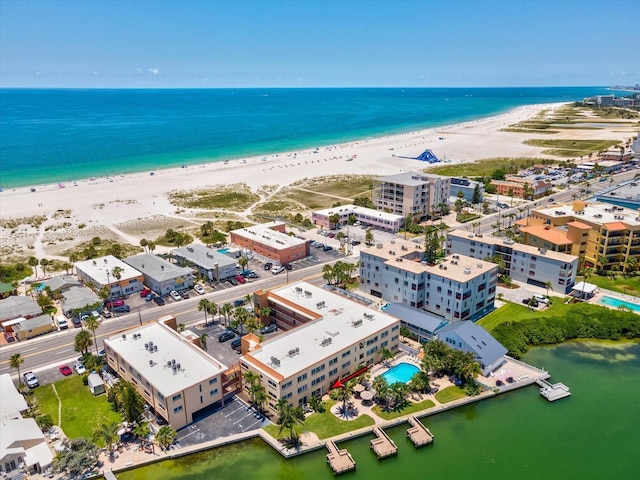 10265 Gulf Blvd Unit A107, Saint Petersburg, FL 33706 - aerial view of expansive coastline and apartment complex / building