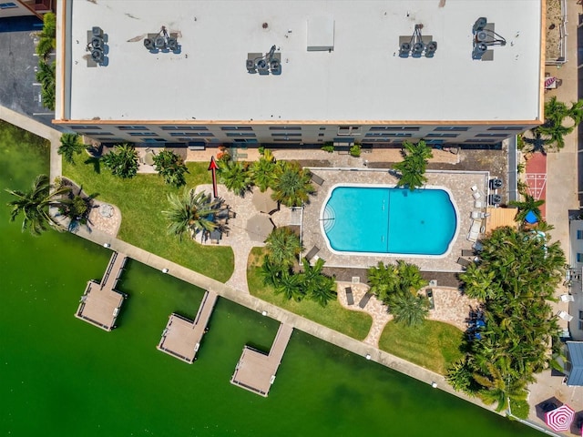 10265 Gulf Blvd Unit A107, Saint Petersburg, FL 33706 - aerial view of a pool area