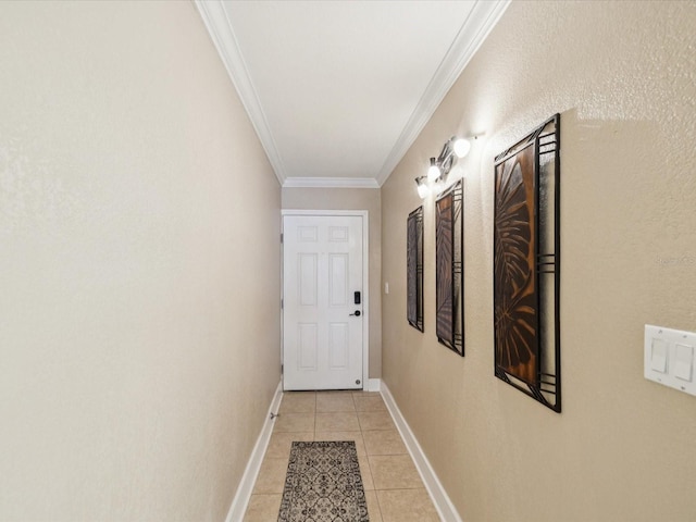10265 Gulf Blvd Unit A107, Saint Petersburg, FL 33706 - doorway with ornamental molding and light tile patterned flooring