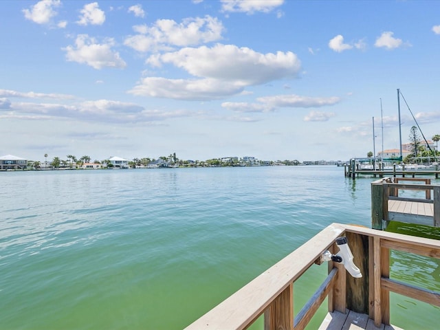 10265 Gulf Blvd Unit A107, Saint Petersburg, FL 33706 - water view with a dock