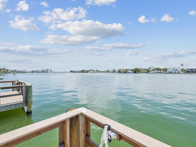10265 Gulf Blvd Unit A107, Saint Petersburg, FL 33706 - water view with a boat dock