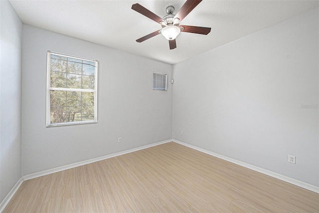 8118 Stone Path Way, Tampa, FL 33647 - unfurnished room featuring light wood-type flooring and a ceiling fan