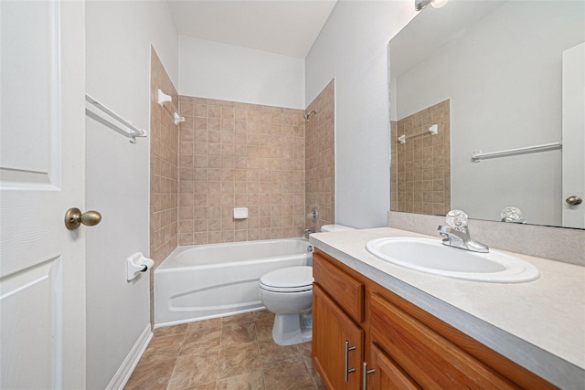 8118 Stone Path Way, Tampa, FL 33647 - bathroom featuring vanity and shower / washtub combination