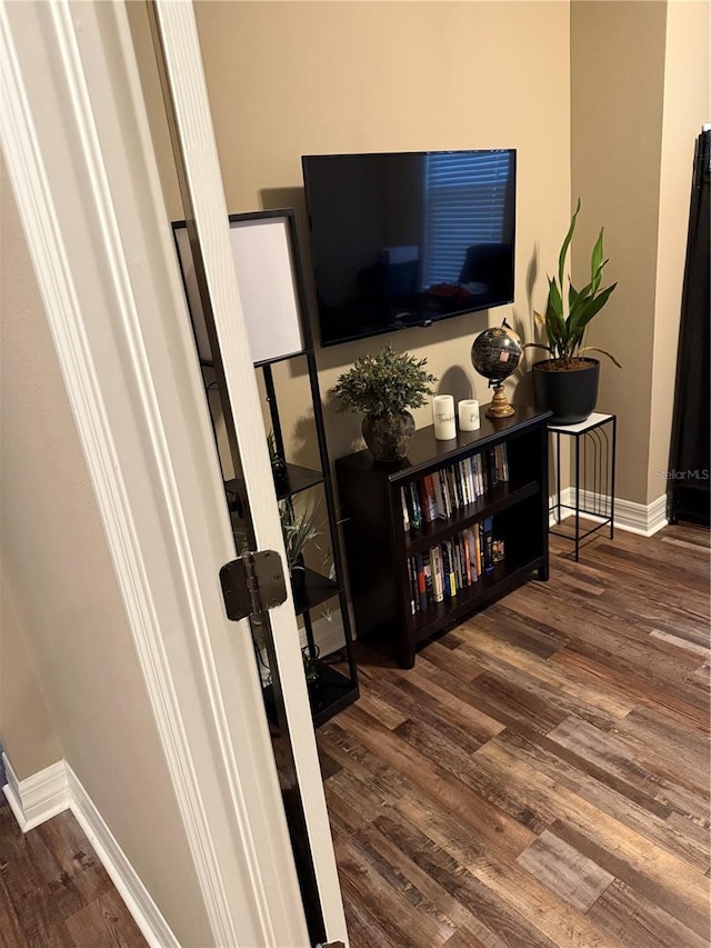 4432 Vermillion Sky Dr, Wesley Chapel, FL 33544 - interior space featuring wood finished floors and baseboards