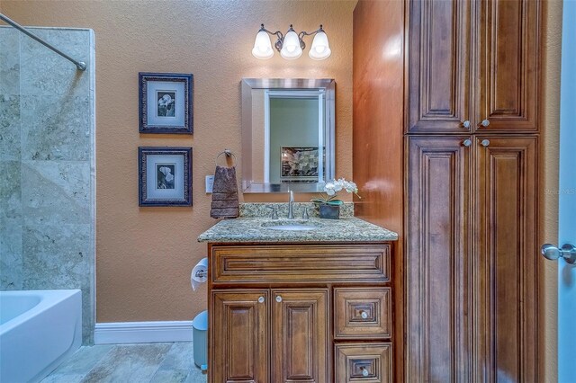 13425 San Rafael Dr, Largo, FL 33774 - full bathroom featuring vanity and shower / bath combination