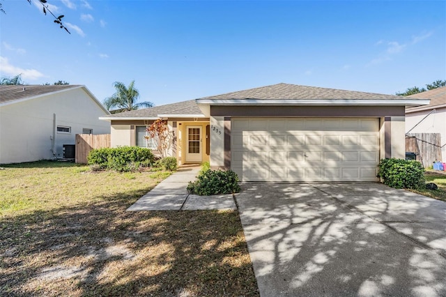 1235 Alpine Lake Dr, Brandon, FL 33511 - single story home featuring stucco siding, driveway, an attached garage, and a shingled roof