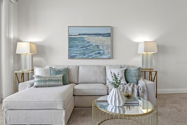 17735 Gulf Blvd Unit 502, Redington Shores, FL 33708 - carpeted living area with baseboards