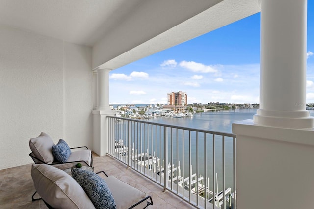 17735 Gulf Blvd Unit 502, Redington Shores, FL 33708 - balcony with a water view
