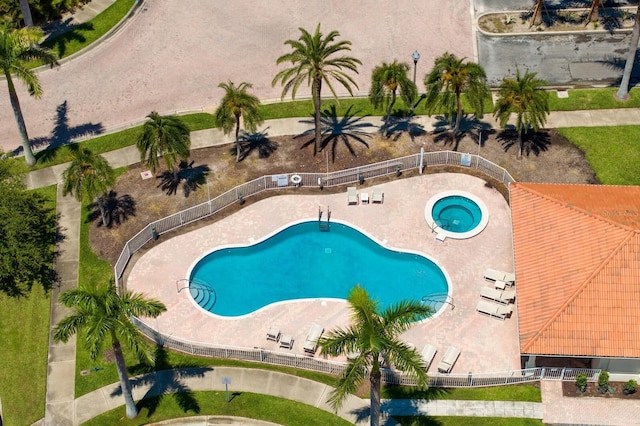 17735 Gulf Blvd Unit 502, Redington Shores, FL 33708 - aerial view of a pool