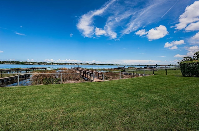 10866 Harborside Dr, Largo, FL 33773 - view of yard featuring a water view