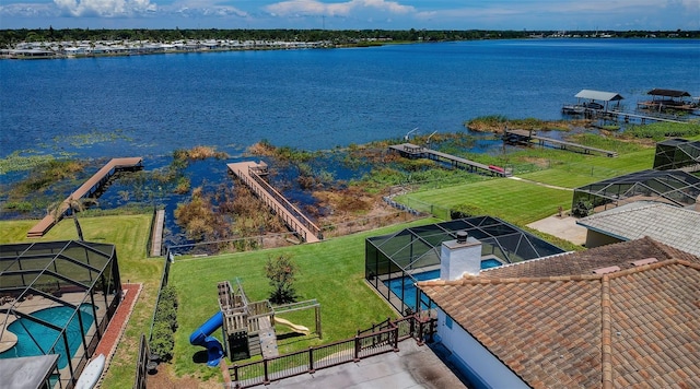 10866 Harborside Dr, Largo, FL 33773 - aerial view of a large body of water