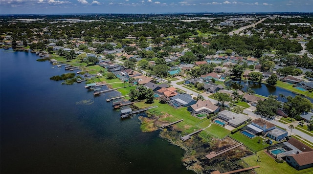 10866 Harborside Dr, Largo, FL 33773 - aerial overview of property's location featuring a large body of water and nearby suburban area