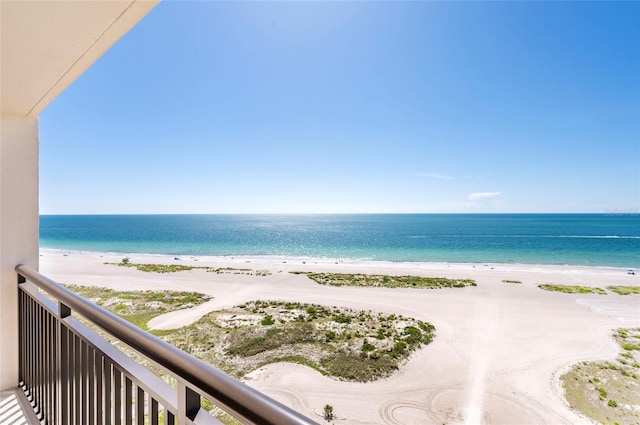 1270 Gulf Blvd Unit 1605, Clearwater Beach, FL 33767 - water view with nearby beach
