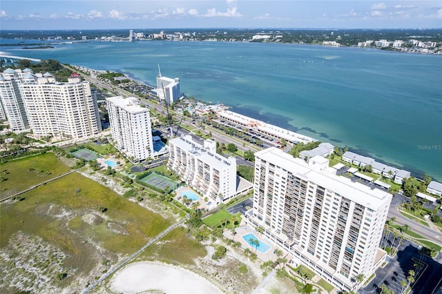 1270 Gulf Blvd Unit 1605, Clearwater Beach, FL 33767 - view of urban area featuring a large body of water and a pool