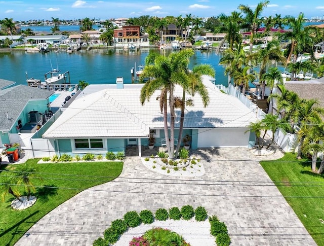 11890 Walker Ave, Seminole, FL 33772 - aerial view of residential area featuring a large body of water