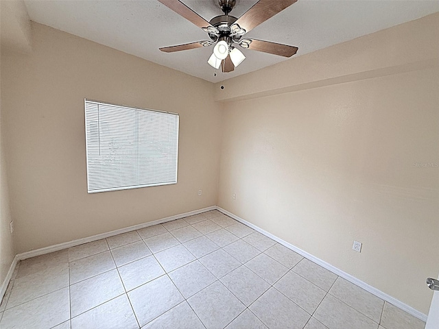 6448 Cypressdale Dr Unit 101, Riverview, FL 33578 - unfurnished room with light tile patterned floors and ceiling fan