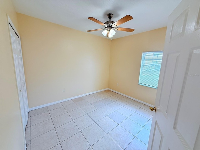6448 Cypressdale Dr Unit 101, Riverview, FL 33578 - unfurnished bedroom with light tile patterned floors and ceiling fan