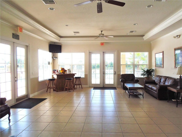 6448 Cypressdale Dr Unit 101, Riverview, FL 33578 - building lobby featuring crown molding