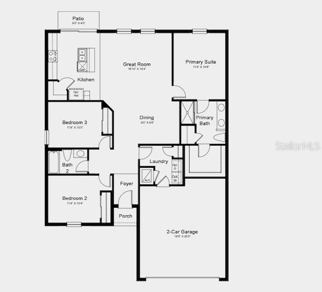 2091 Babbling Brook Blvd, Auburndale, FL 33823 - view of home floor plan