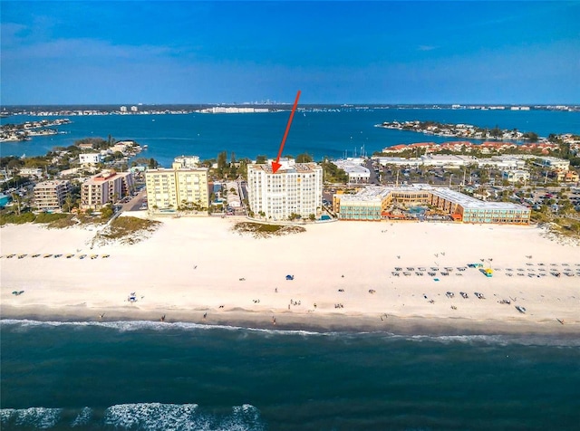 4950 Gulf Blvd Unit 1006, St Pete Beach, FL 33706 - drone / aerial view of unending shoreline