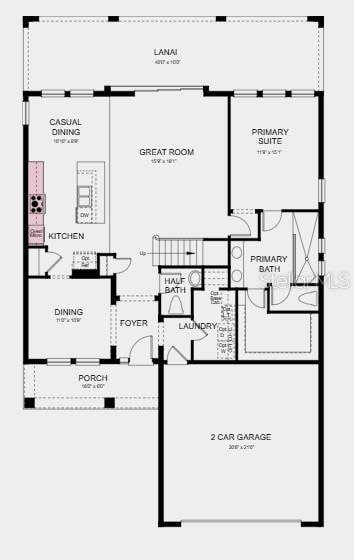 2128 Babbling Brook Blvd, Auburndale, FL 33823 - view of home floor plan