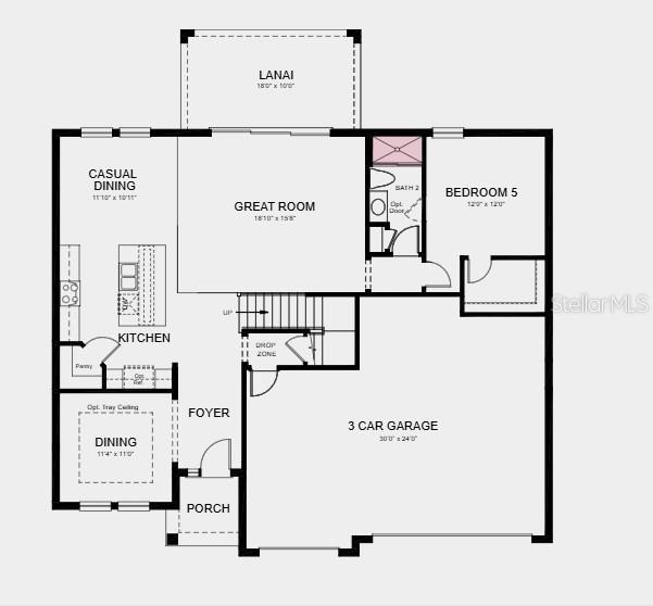 2422 Babbling Brook Blvd, Auburndale, FL 33823 - view of room layout