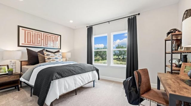 2422 Babbling Brook Blvd, Auburndale, FL 33823 - bedroom featuring light colored carpet and recessed lighting