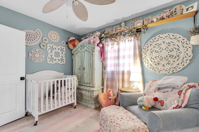 2009 Woodward Ave, Dunedin, FL 34698 - bedroom featuring wood finished floors and a ceiling fan
