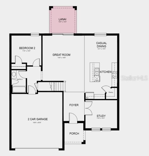 2555 Driftwood St, Auburndale, FL 33823 - view of floor plan / room layout