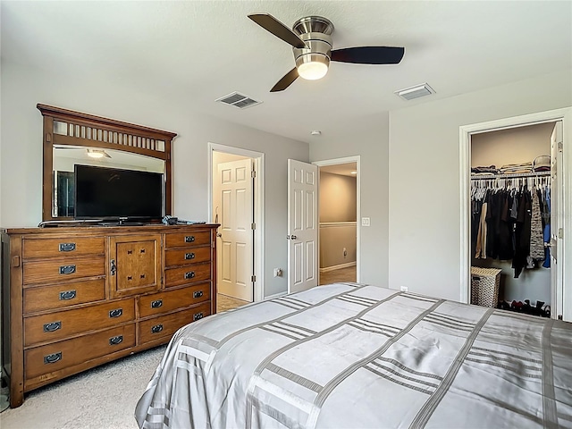 7133 Summer Holly Pl, Riverview, FL 33578 - bedroom with a ceiling fan and a spacious closet