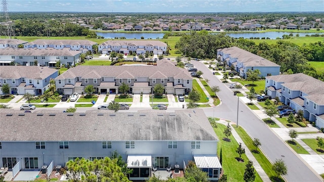 7133 Summer Holly Pl, Riverview, FL 33578 - aerial perspective of suburban area featuring a nearby body of water