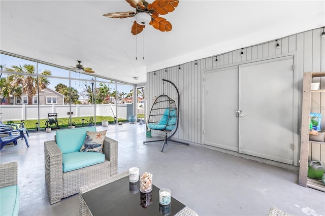 360 71st Ave, St Pete Beach, FL 33706 - view of patio / terrace featuring ceiling fan