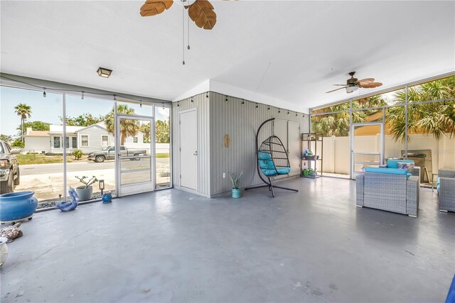 360 71st Ave, St Pete Beach, FL 33706 - garage with ceiling fan