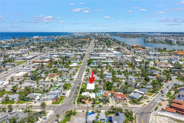 360 71st Ave, St Pete Beach, FL 33706 - view of property location featuring a large body of water and nearby suburban area