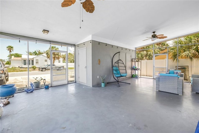 360 71st Ave, St Pete Beach, FL 33706 - garage with ceiling fan