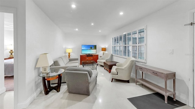 1146 King Arthur Ct Unit 114, Dunedin, FL 34698 - living room featuring recessed lighting