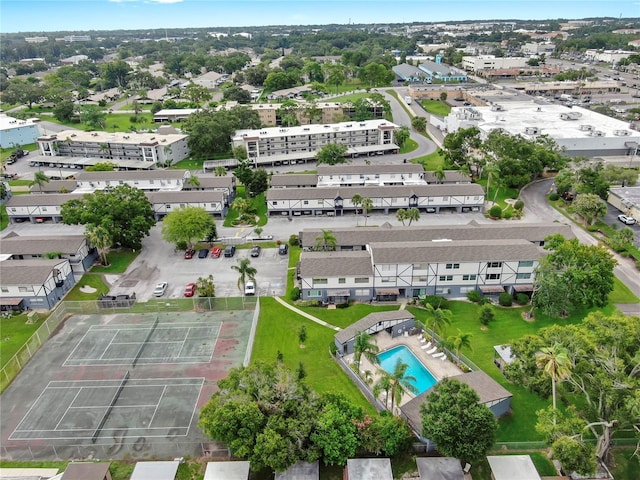 1146 King Arthur Ct Unit 114, Dunedin, FL 34698 - aerial view of a pool area