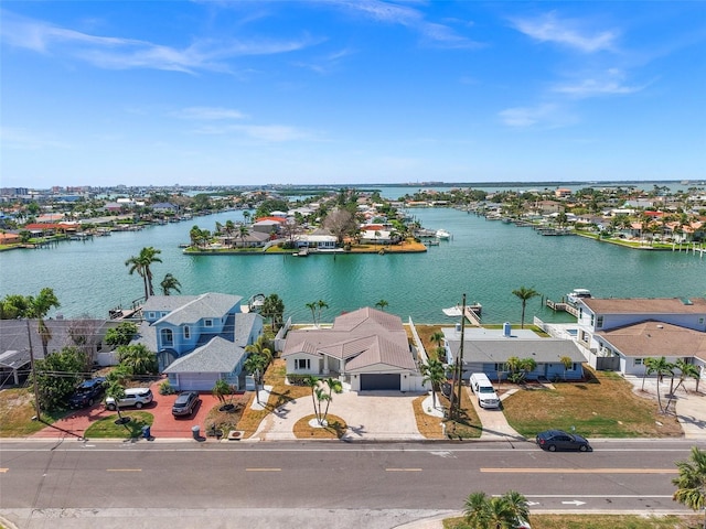 600 115th Ave, Treasure Island, FL 33706 - aerial view of residential area featuring a nearby body of water