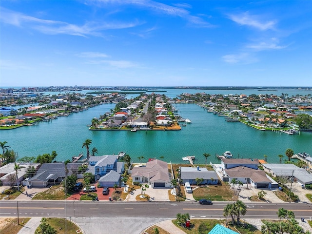 600 115th Ave, Treasure Island, FL 33706 - aerial view of residential area featuring a large body of water