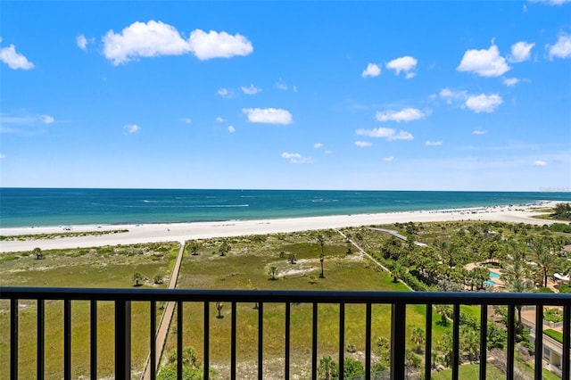 1230 Gulf Blvd Unit 1406, Clearwater Beach, FL 33767 - water view with nearby beach