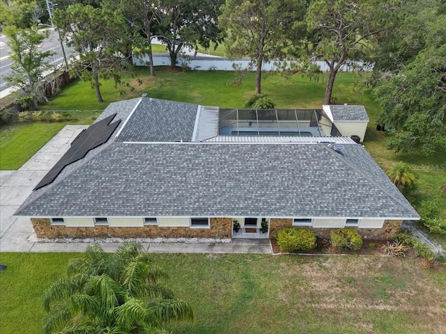 903 Tomahawk Trl, Brandon, FL 33511 - view from above of property