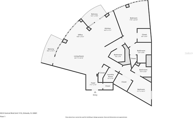 322 E Central Blvd Unit 2101, Orlando, FL 32801 - photo 32